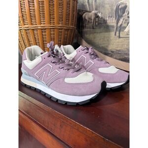 New Balance 574 Rugged Purple Pink Lavender Sneakers Women's 9 Like New
